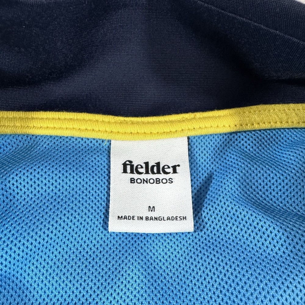Fielder Bonobos Jacket Mens Size Medium Blue Full Zip