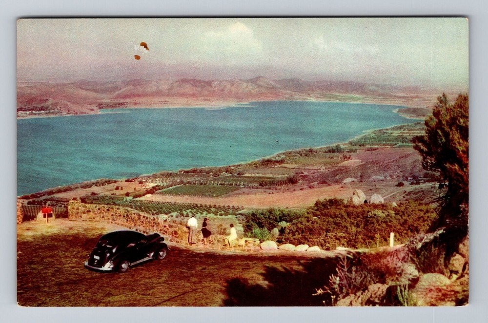 California CA Elsinore Valley Lake Elsinore Ortega Highway Vintage Postcard