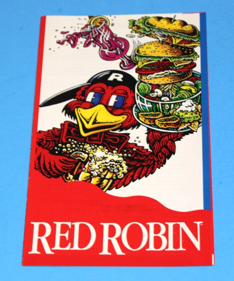 Vintage Travel Brochure Red Robin Restaurant Scottsdale AZ