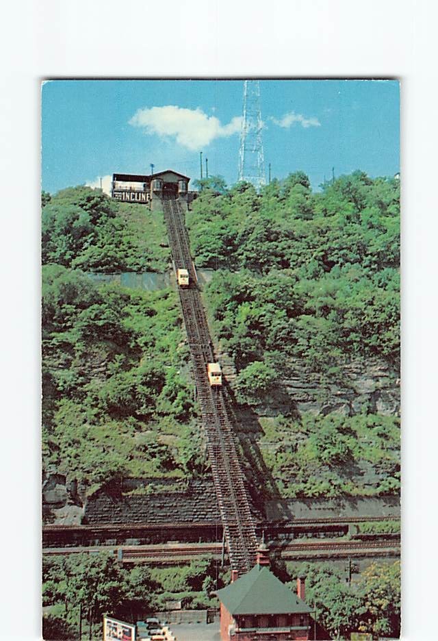 Postcard Mount Washington Incline Pittsburgh Pennsylvania USA