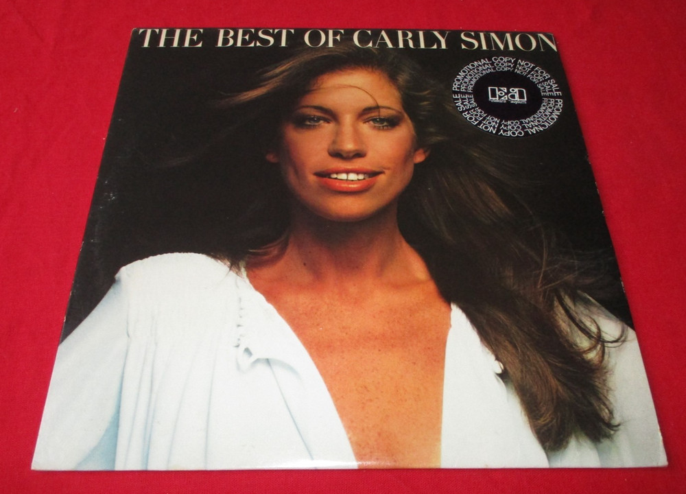 CARLY SIMON The Best Of LP (1975) white label promo
