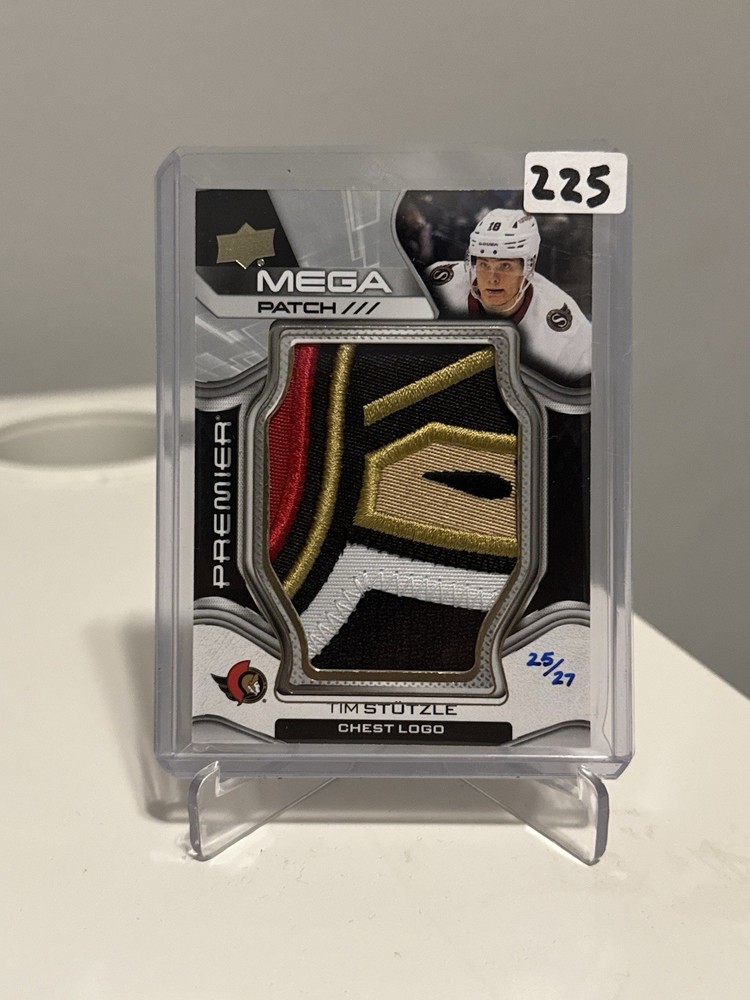 2022-23 Premier Tim Stutzle Mega Patch Chest Logo /27 Sick Patch!!