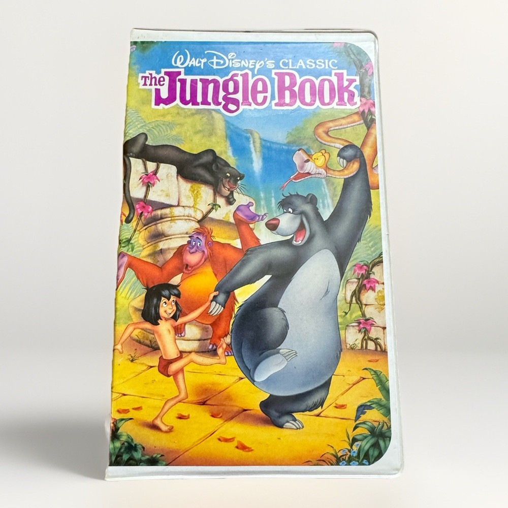 The Jungle Book VHS Walt Disney Classic Black Diamond Edition Clamshell
