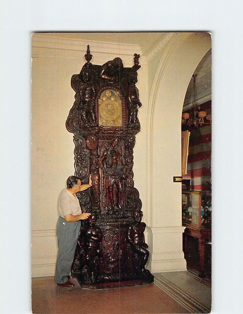 Postcard The Famous Dick Whittington Clock Lightner Exposition St. Augustine FL