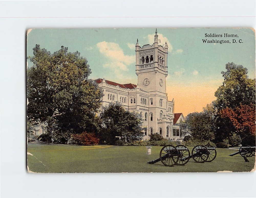 Postcard Soldiers Home Washington DC USA