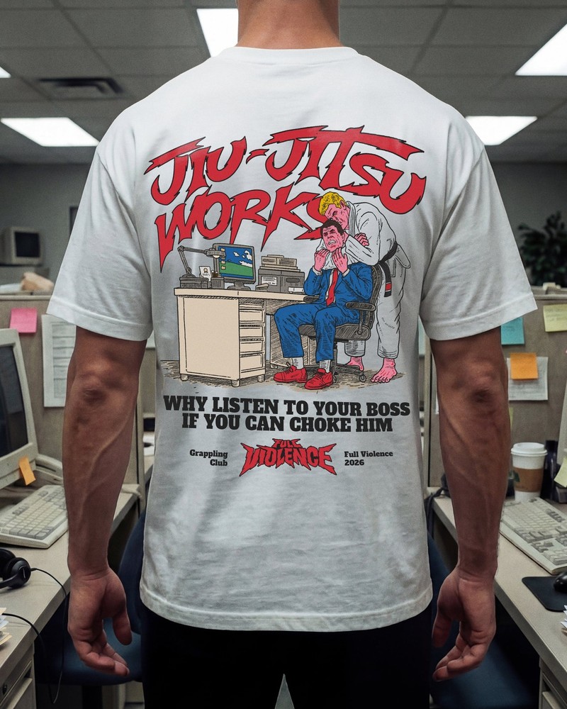 Jiu Jitsu Works T-Shirt BJJ Martial Arts Training Graphic Tee