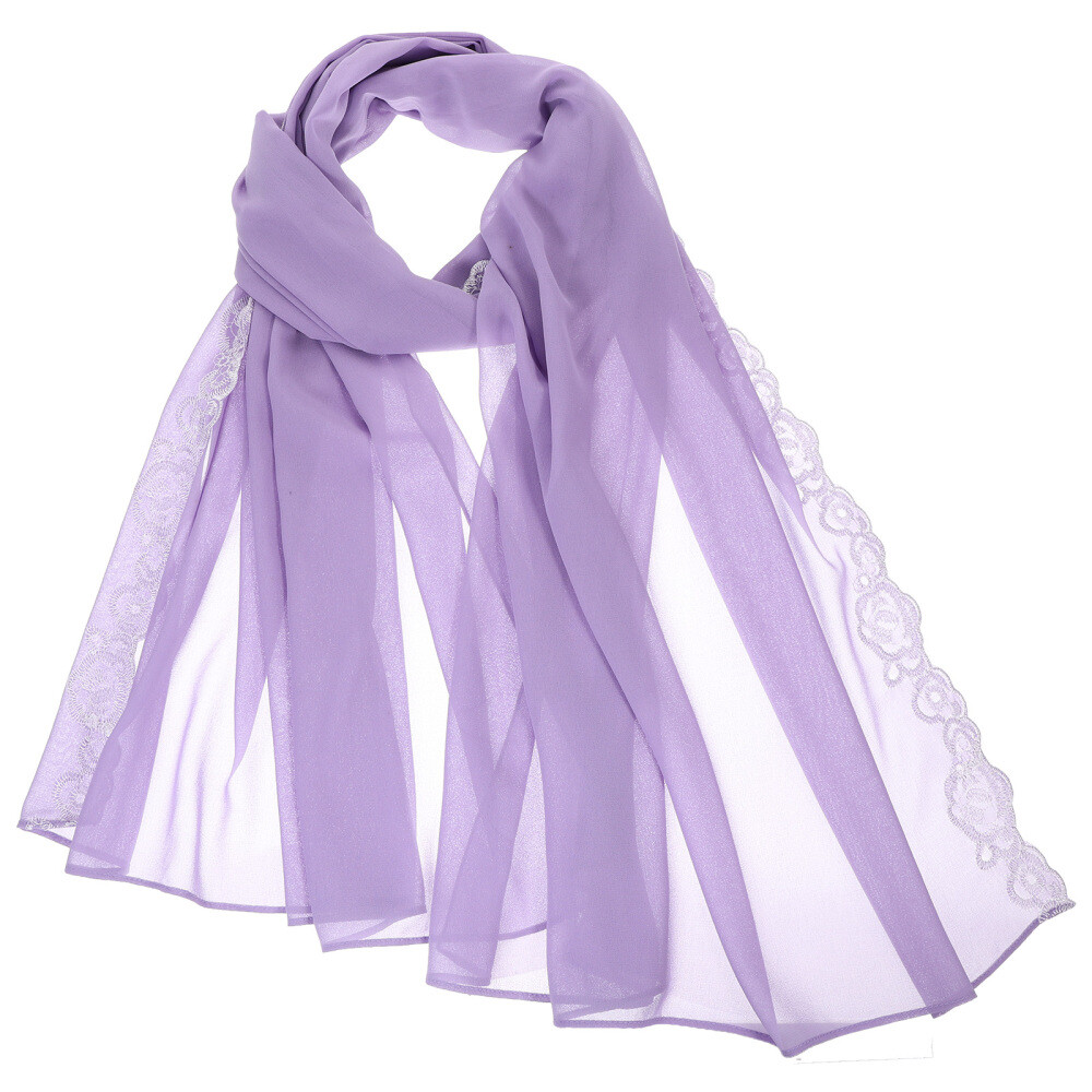 Printed Turban Scarf for Women and Girls Perfect for Dinner Parties Portable Lace Shawl