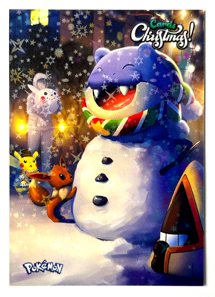 2025 POKEMON CHRISTMAS Prisma Card #148 PIKACHU EEVEE SPHEAL SNORUNT Peru Foil