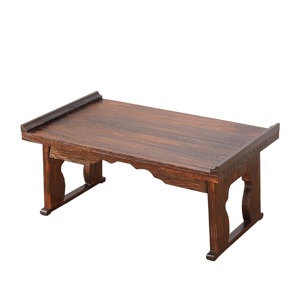 Japanese Floor Table, Small Coffee & Tea Table, Altar for Meditation, Low Tab...