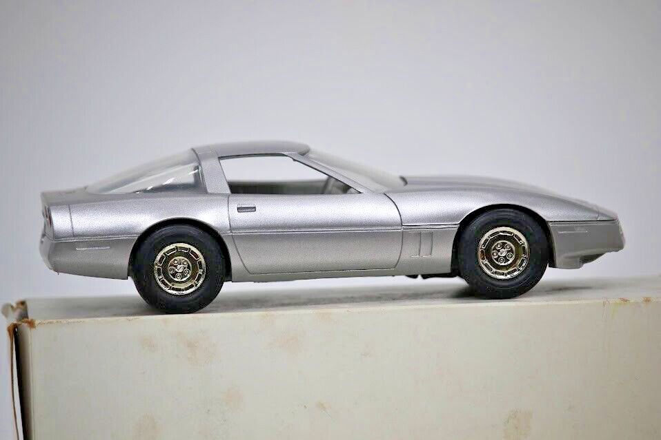 1984 ERTL/AMT Corvette Promo Car with Box, Silver