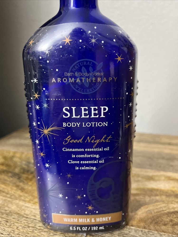 Bath & Body Works Sleep Body Lotion Good Night Warm Milk & Honey 6.5 Fl Oz
