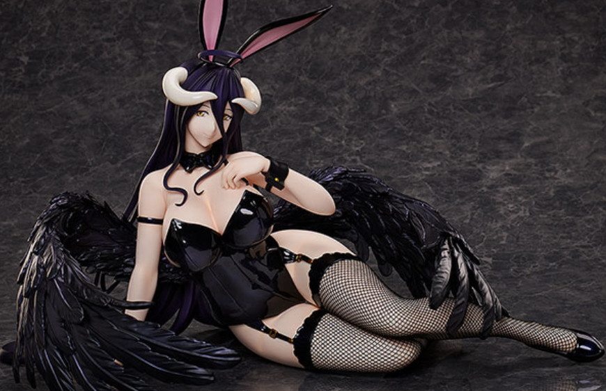FREEing official OVERLORD Albedo Black Bunny Ver 1/4 Figure 40cm Japan anime