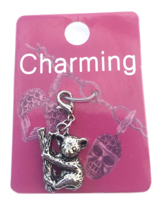 Koala Bear Lobster Clasp Clip On Charm For Bracelets