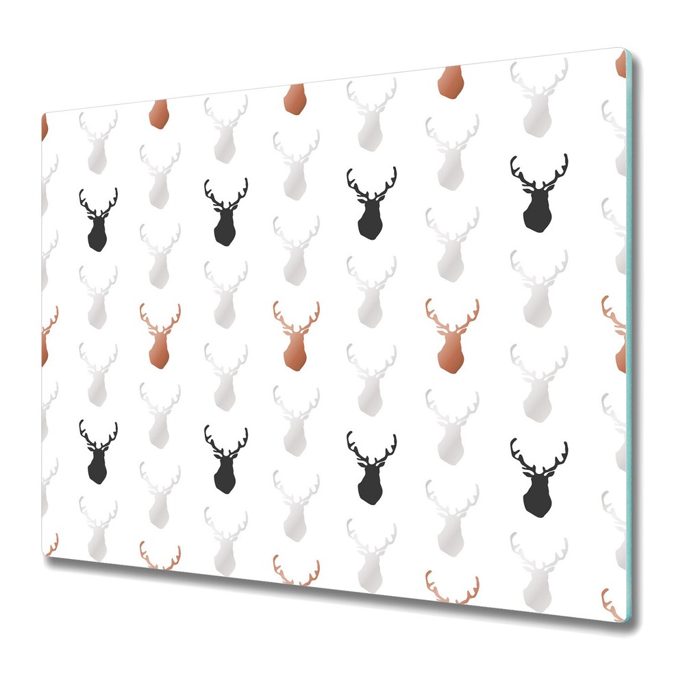 Glass Surface Protector Worktop Saver Oh Deer Animal Wild animals 60x52