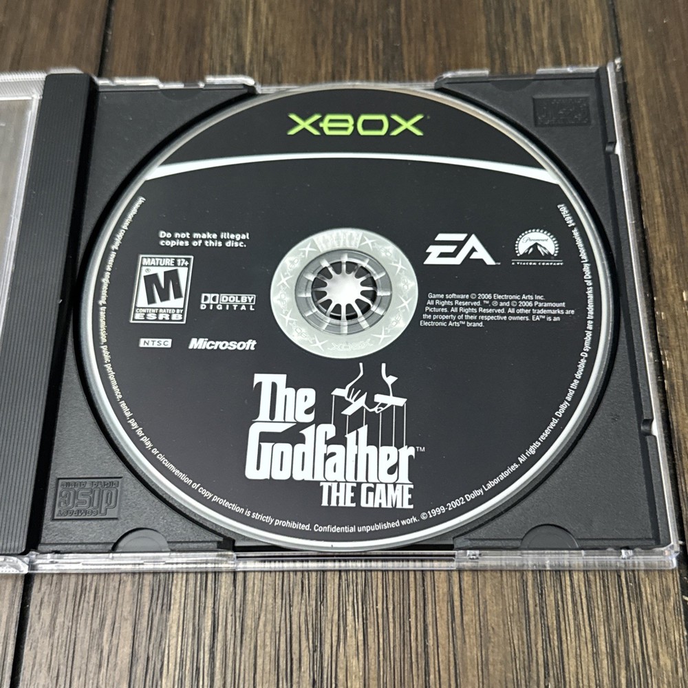 The Godfather: The Game | Xbox Original 2006 | Disc Only Tested WORKING