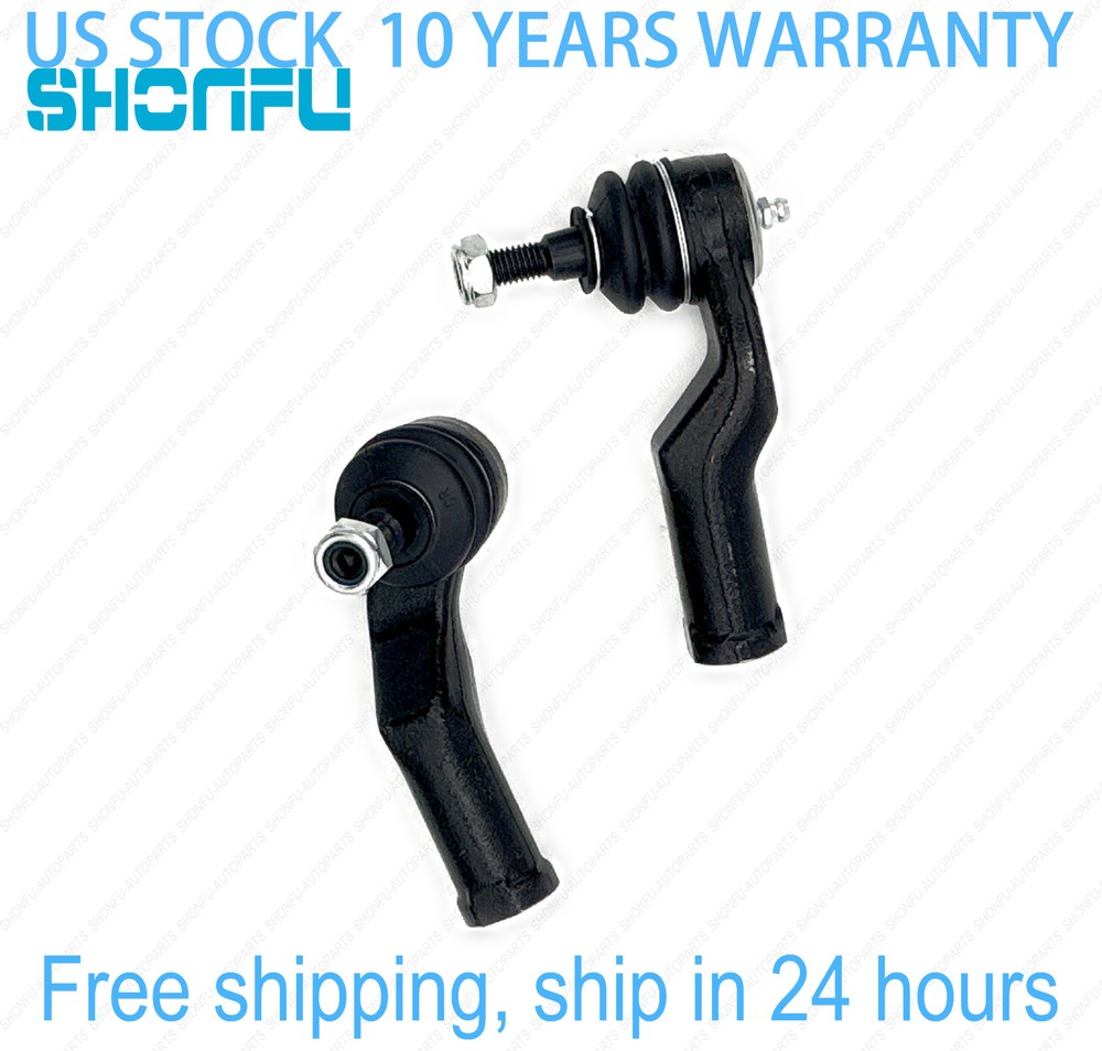 Front Tie Rod Outer LH Driver & RH Passenger Side Pair Set for Mazda 3 5 Mazda3