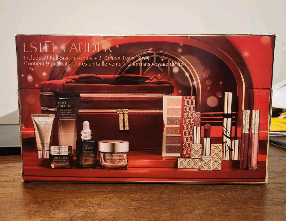 Estee Lauder Holiday Blockbuster Makeup Gift Set 202 DAY Creme BOX, Value $625