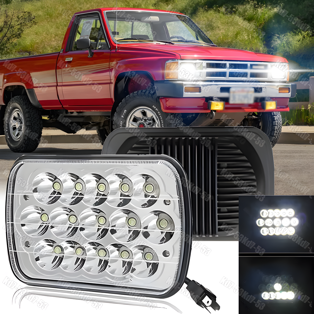 1982-1995 Toyota Pickup & 4Runner LED Headlight Hi-Lo Beam 5x7