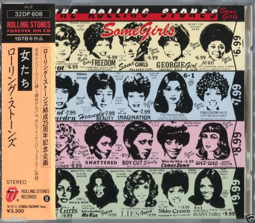 Rolling Stones Some Girls Japan CD 32DP-608 w/OBI