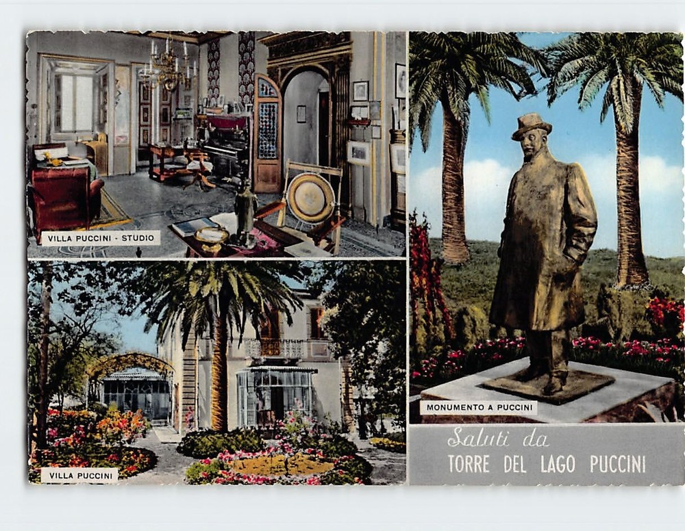 Postcard Scenes & Views Torre del Lago Puccini Italy