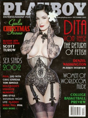 Vintage Playboy Magazine December 2002 Gala Christmas Issue Excellent