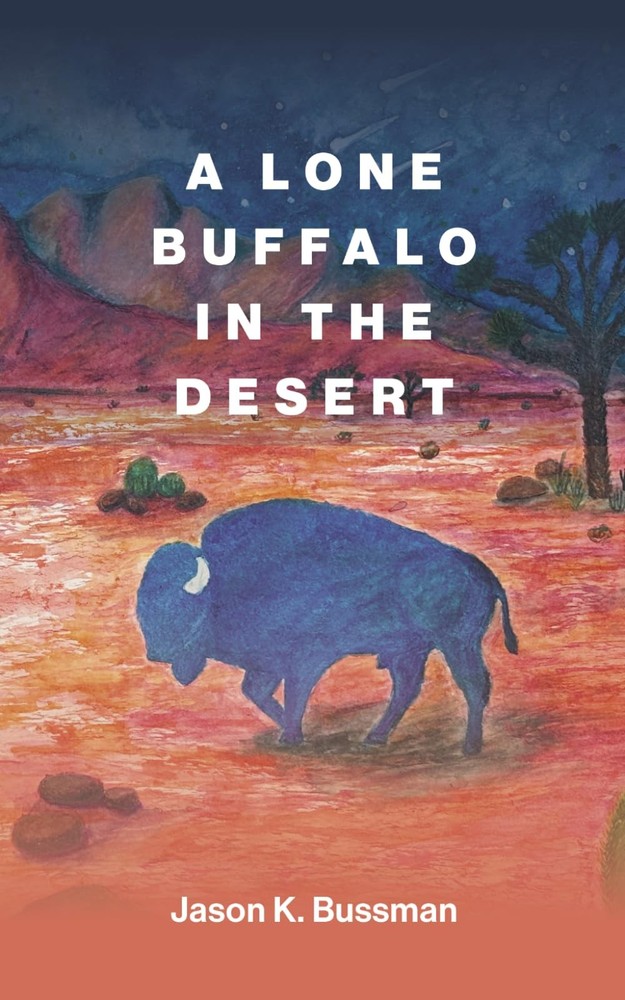 A Lone Buffalo in the Desert