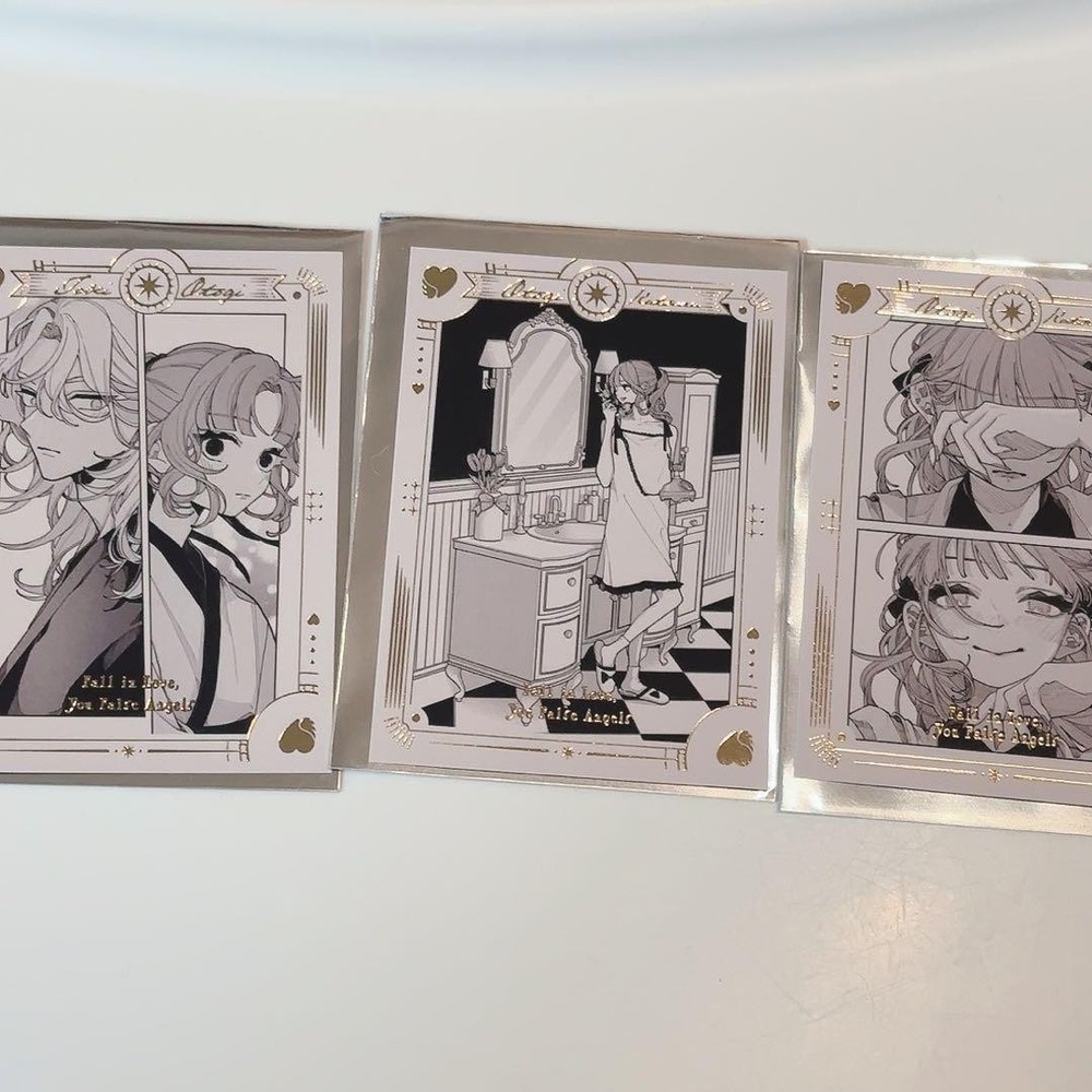 Miraiya Shoten Fall in Love with Deceptive Angels Playing Cards Bonus Card 3 pc