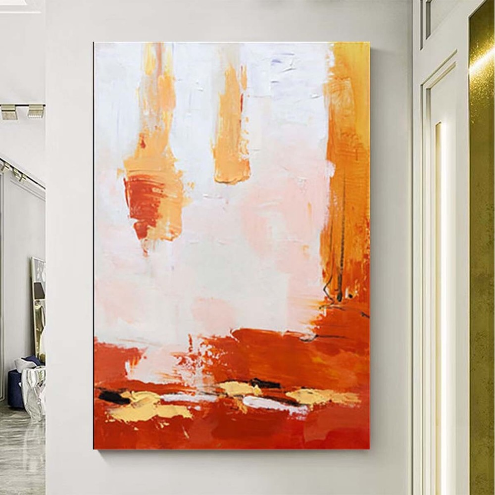 Real Hand Drawn Abstract Wall Painting Texture Canvas Oil Painting Modern