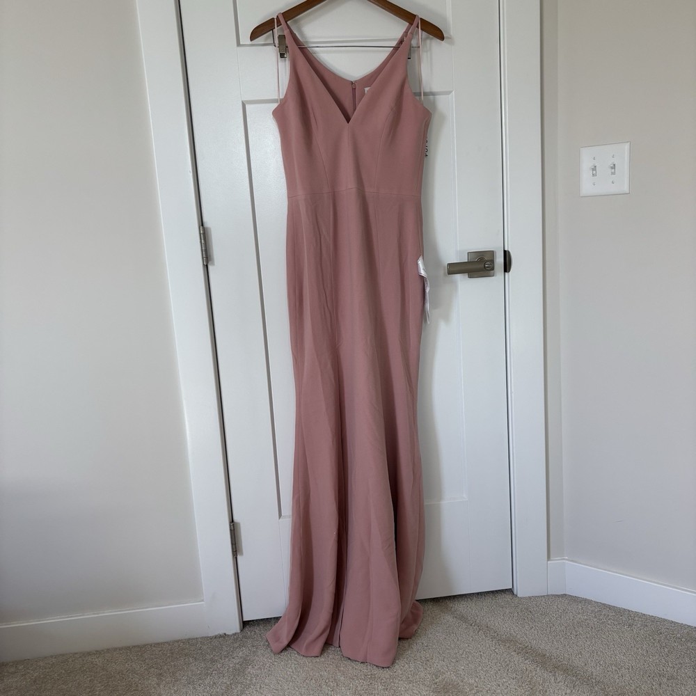 Women’s Dress The Population Strappy Long Dress Pink Size M