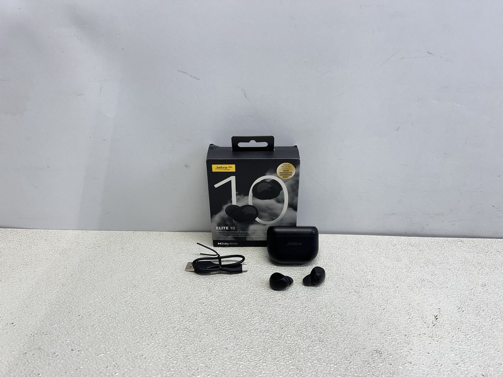 Jabra - Elite 10 Dolby Atmos True Wireless In-ear Heaphones - Gloss Black -