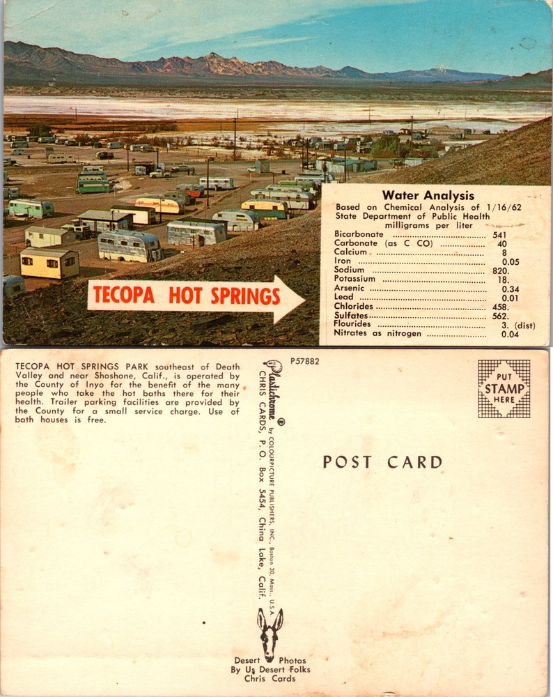 Tecopa Hot Springs Postcard