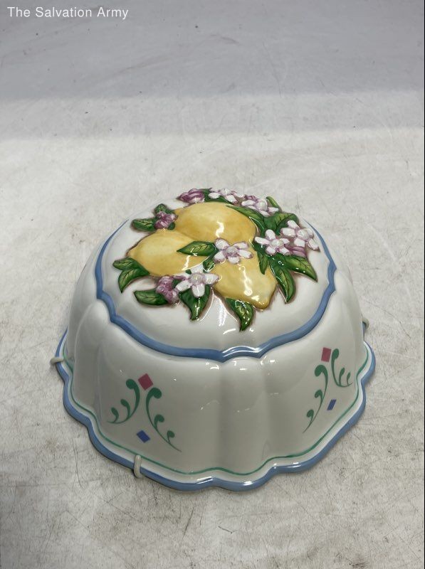 Franklin Mint Le Cordon Bleu 1986 Lemons Decorative Wall Mount Jelly Mold