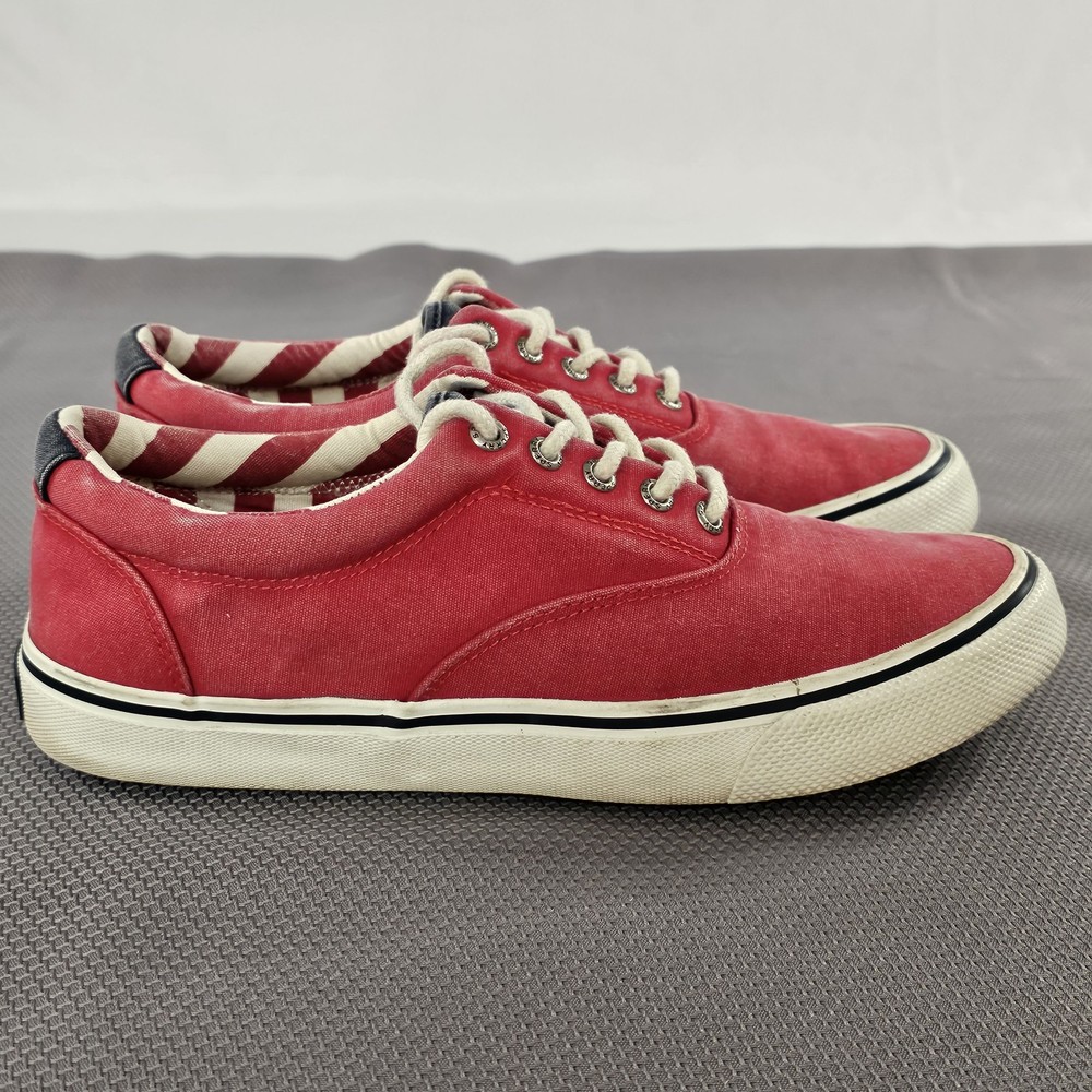 Sperry Top-Sider Mens Boat Shoes Size 8 Red STS19314 Please Read Description⬇