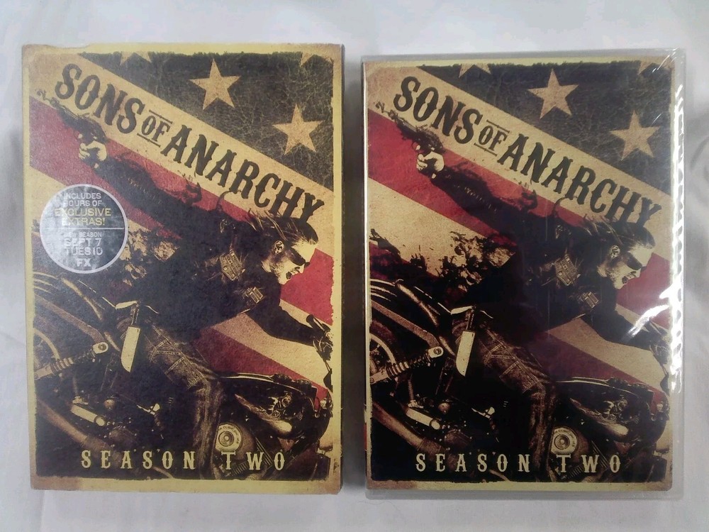 Sons of Anarchy: Season Two (DVD, 2010)  Brand New, Sealed, Slipcover 4XDiscs