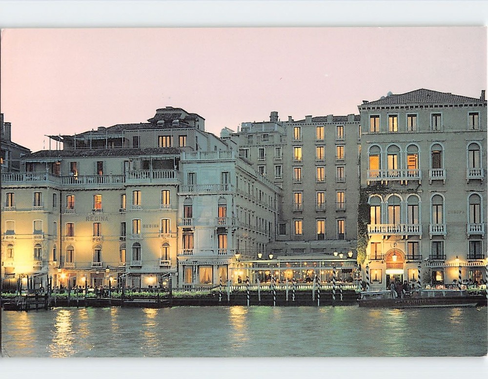 Postcard St. Regis Venice Hotel Grand Canal in Venice Italy