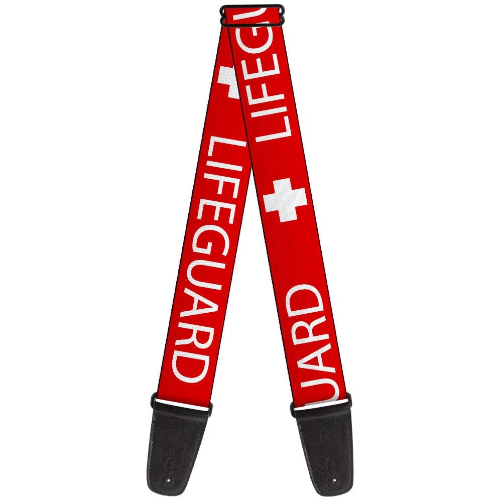 Guitar Strap - Lifeguard/Logo Red/White ACC NEWAnother great item from Rarewaves USA | Free delivery!