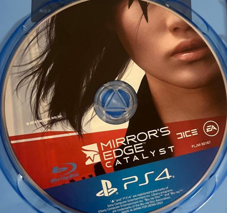 Mirrors Edge Catalyst PlayStation4 PS4 Japanese ver EA Used Tested Disc Only