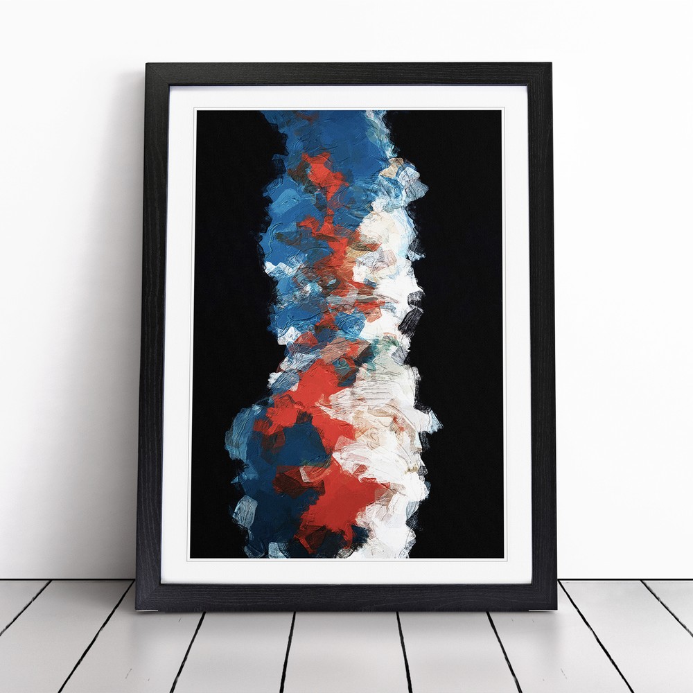 Adapt Or Die Abstract Wall Art Print Framed Canvas Picture Poster Decor