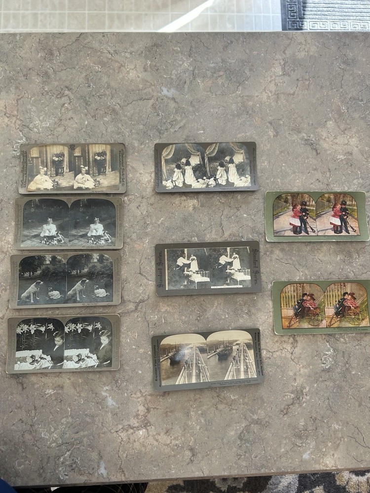 Antique Stereoview Card Lot Keystone Panama Canal Ingersoll Rare  