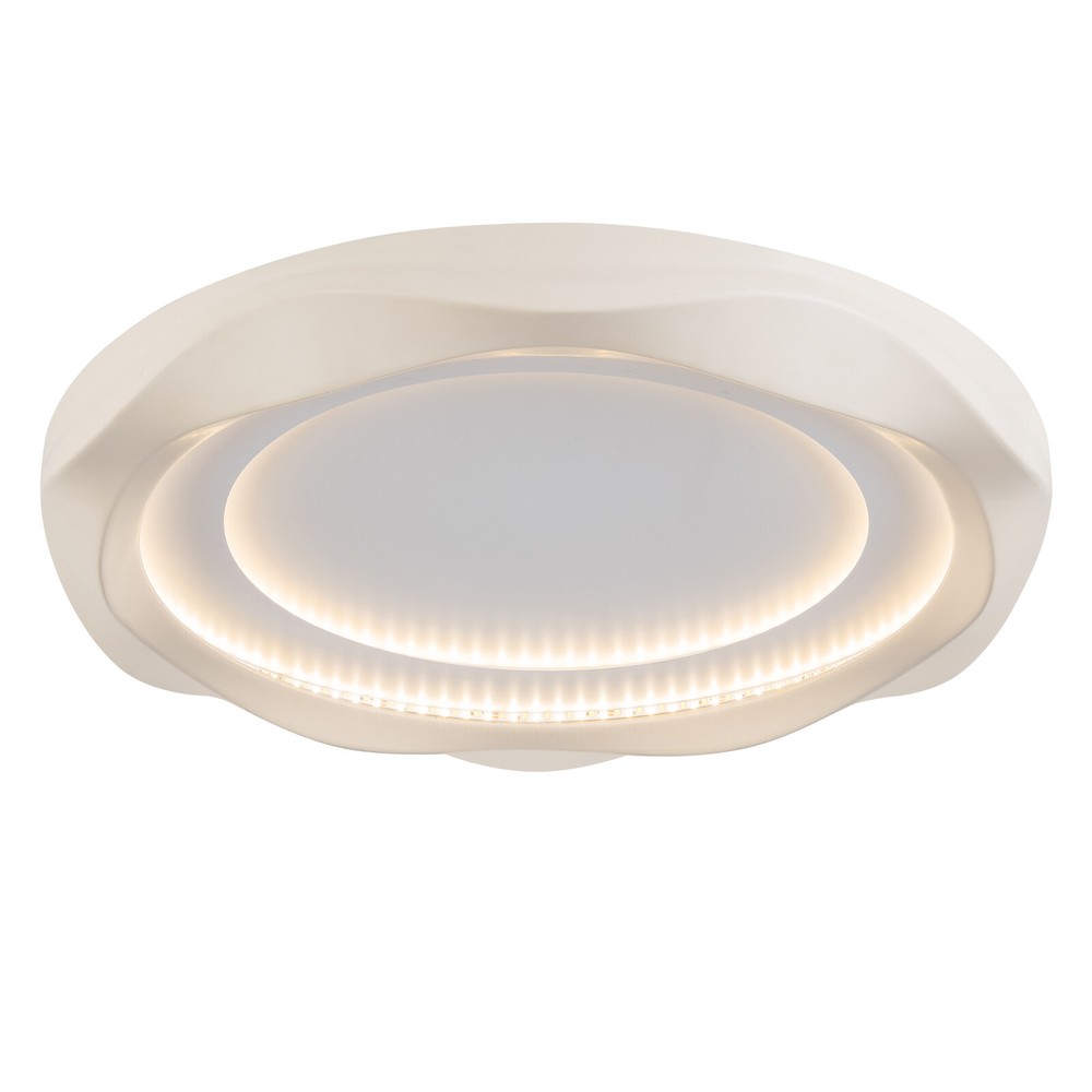 14.57 Inch Dimmable LED Flush Mount Ceiling Light with Remote Control