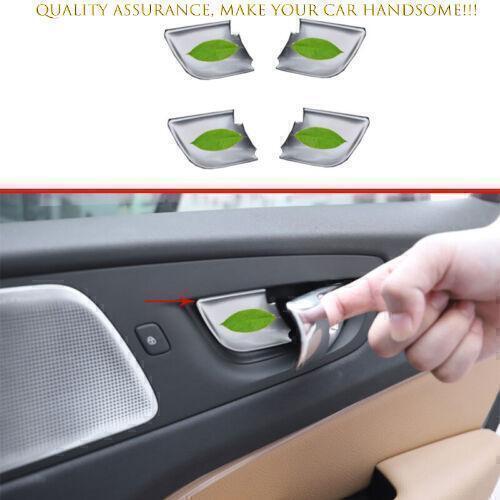 Volvo XC90 2016-2024 Silver Titanium Inner Door Handle Cover Trim 4PCS