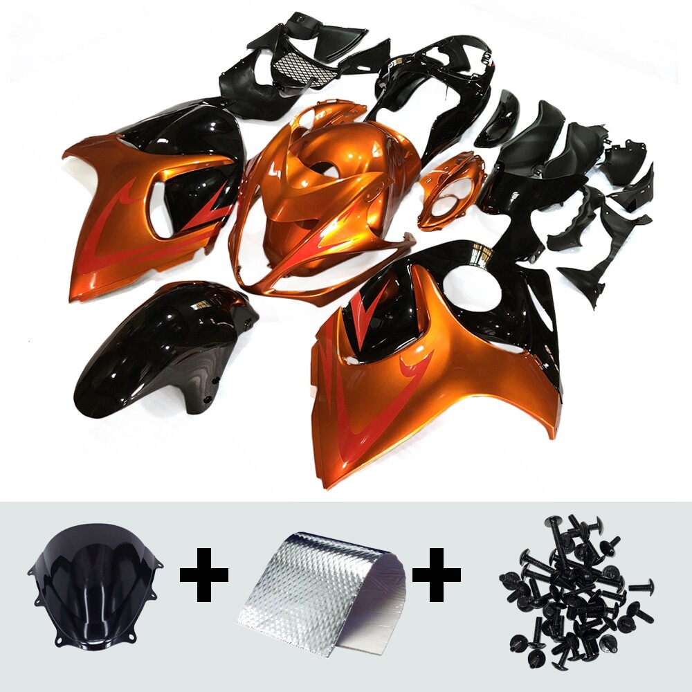 Orange Bodywork For Suzuki GSX1300R Hayabusa 2008-2020 ABS Injection Fairings