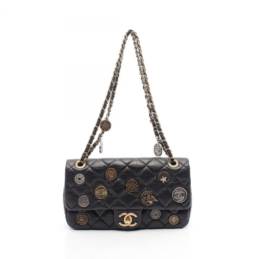 Chanel Matelasse Calf Leather Shoulder Bag 722843