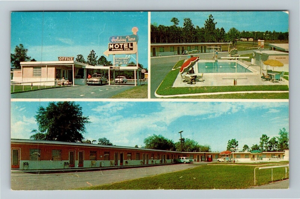Callahan FL-Florida, Holiday Time Motel, Vintage Postcard