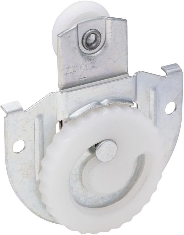 N344-853 V794 Sliding Door Hangers in Zinc Plated, 2 Pack,1/8