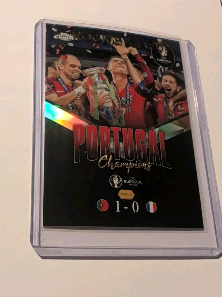 Ronaldo US-1 UEFA Euro 2016 Topps Holo Rare Mint 🔥
