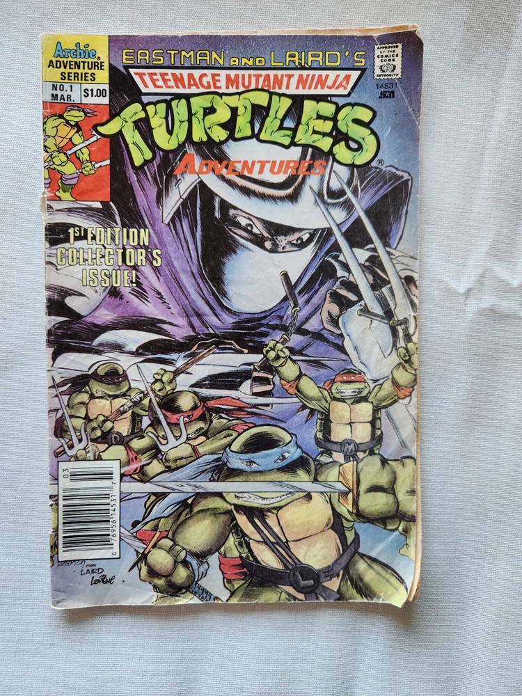 Teenage Mutant Ninja Turtles Adventures #1 (1989) Archie Comics – 1st Edition