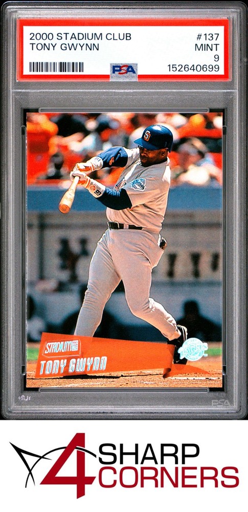 2000 Stadium Club #137 Tony Gwynn Padres Hof Pop 6 Psa 9Fulfilled by 4SC: eBay’s top consignment choice
