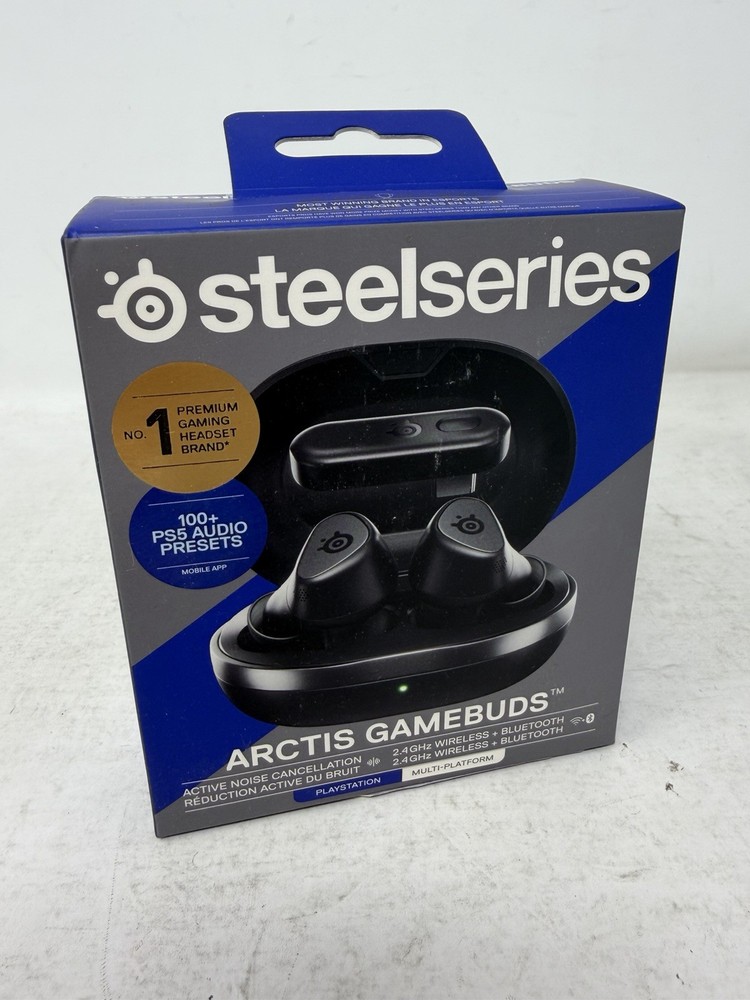 SteelSeries Arctis GameBuds True Wireless Gaming Earbuds for PS5 FACTORY SEALED