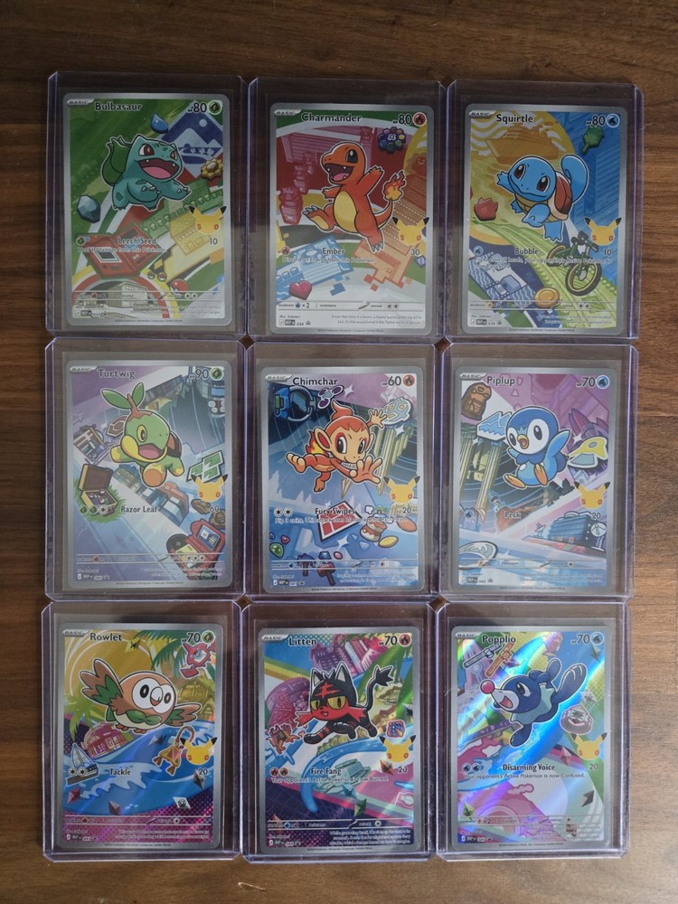 Pokemon TCG First Partner Illustration Collection 2026 Promos Full Set 9 Cards